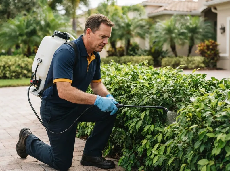 Ficus and Whitefly Shrub Shield in Naples, FL